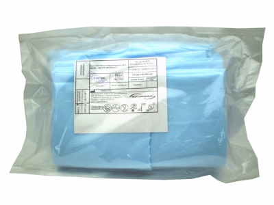 Простынь стерил. 200*140см., пл.42/ Волгамедикал/30