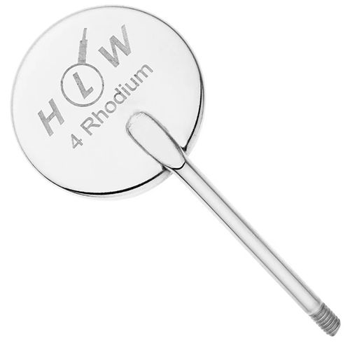 15. Зеркало стоматологическое, родий №4, 22мм, 12шт/уп/ HLW