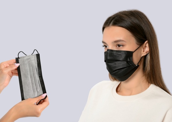 Маска медицинская трехслойная SENSE зеленый, 50 шт./уп. коробка